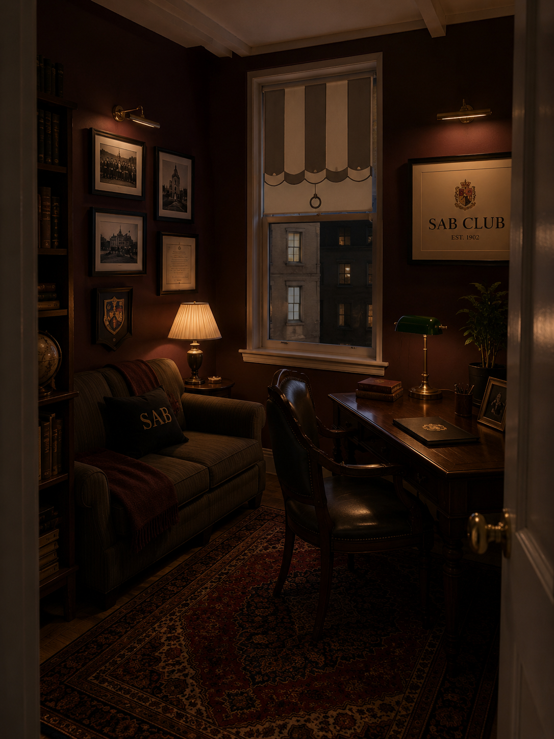 The clubhouse library