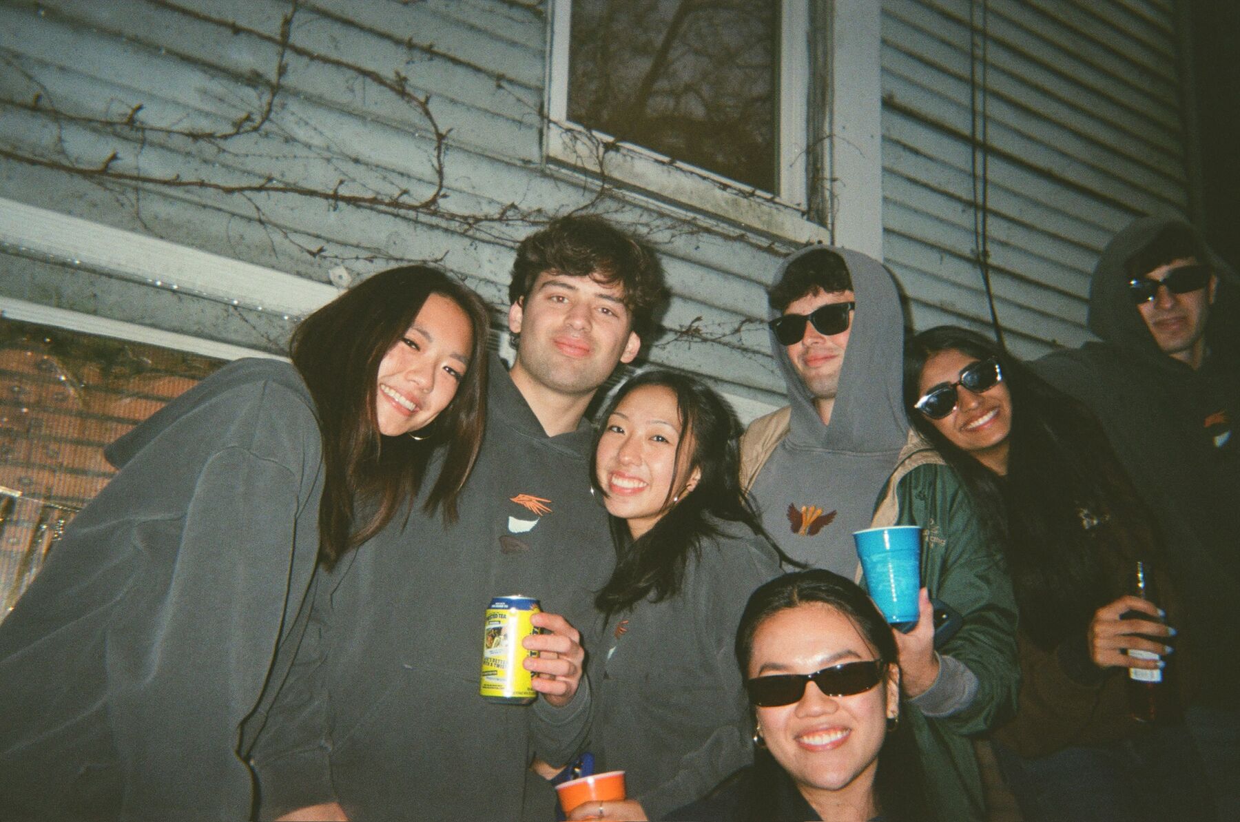 Members in Sab hoodies