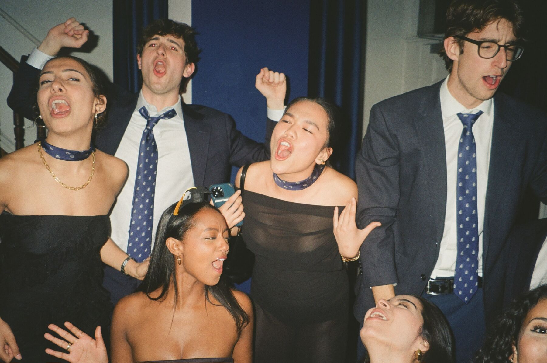 Members singing together