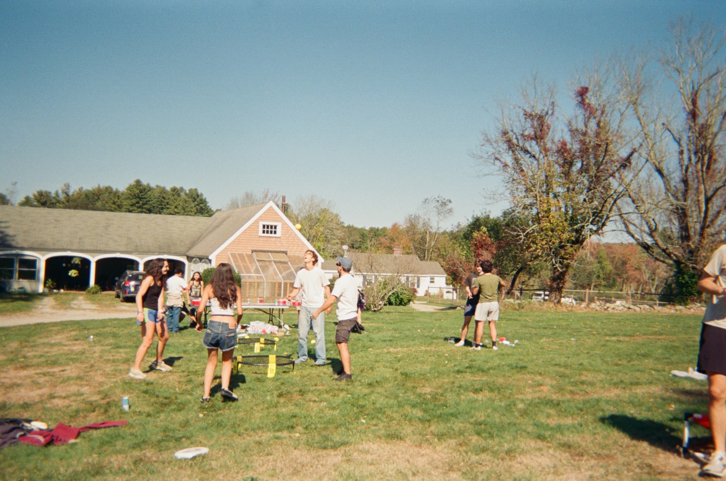 Members at a tailgate